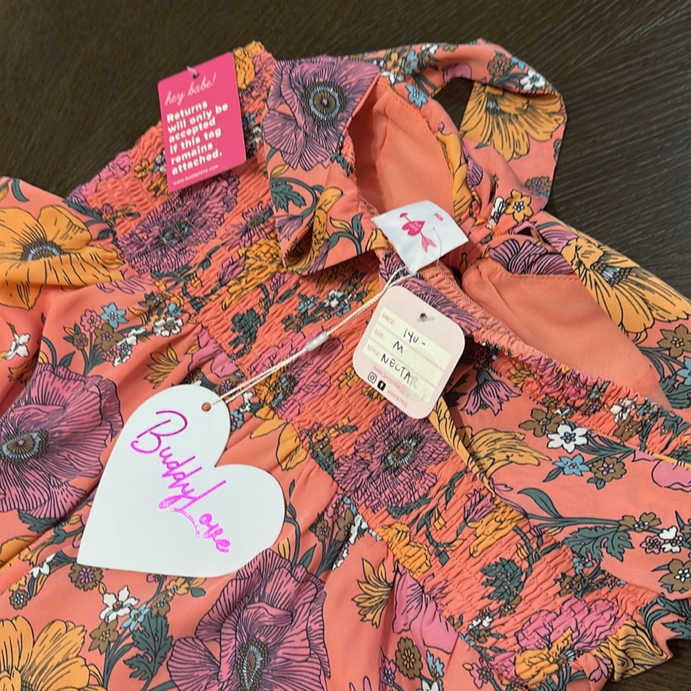 Buddy Love Floral Maxi Dress - Pink and Purple - Picture 11 of 13